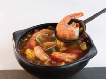 Ancho Chile Shrimp Soup