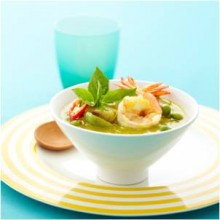 Green Curry with Shrimps (Gawng Kiew Wan Goong)